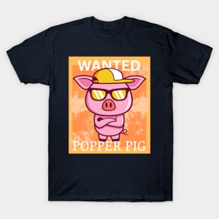 My Popper Pig - Gift - Vintage Summer T-Shirt